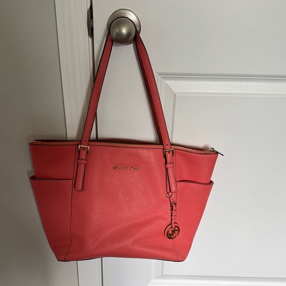 Michael Kors Pink Tote Bag - Picture 1 of 3